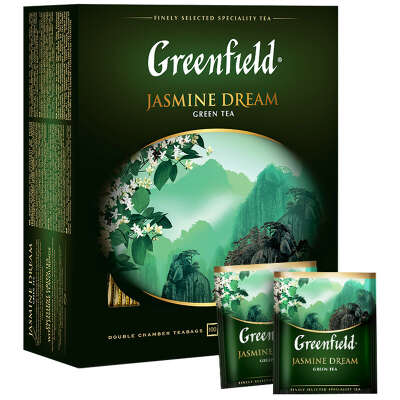 Зелёный чай с жасмином Гринфилд 100 п.