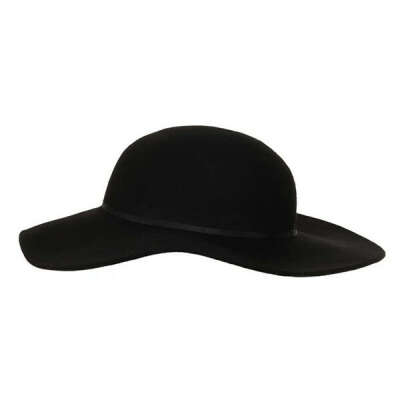 Черная фетровая шляпа