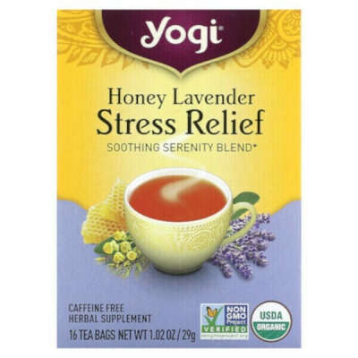 YOGI TEA, Stress Relief, Honey Lavender