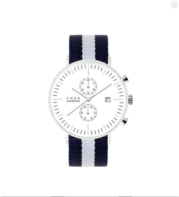 DORSET WHITE SILVER-Gift watches online