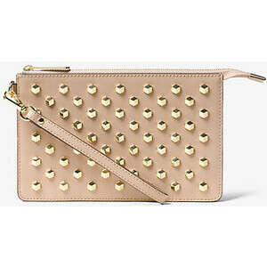 Michael Kors Daniela Medium Studded Leather Wristlet