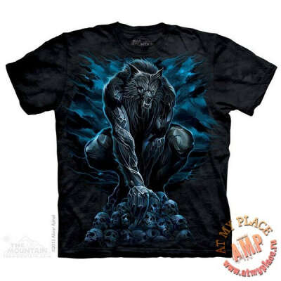 Черная футболка Werewolf Rising