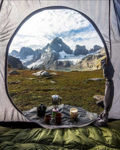 Уехать на отдых с палаткой на пару дней