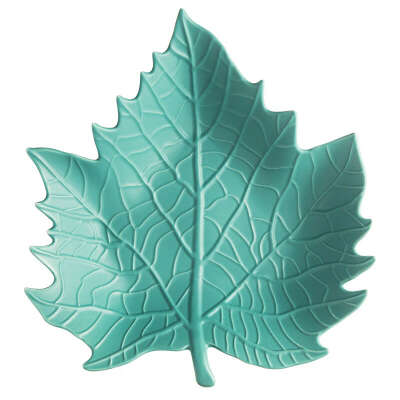 Тарелка кленовый лист