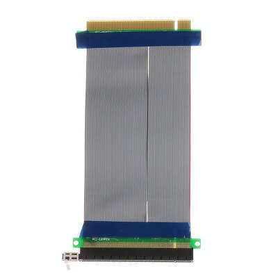 Высокое качество Новый PCIe 16X PCI Express PCI-E 16X до 16X Riser удлинитель карты адаптер гибкий кабель Feb6