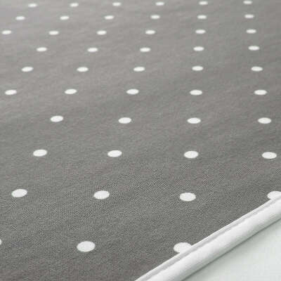 ЛЕН Пеленальная подстилка, точечный, серый, 90x70 см - IKEA