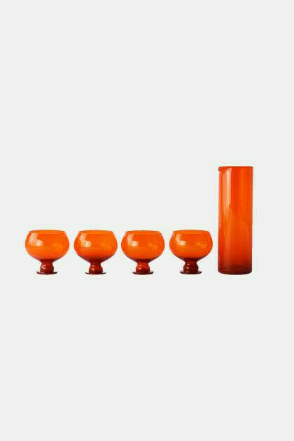 Набор Funky Orange Glassware Set HKLiving