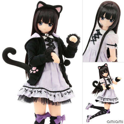 Sarah&#039;s a la Mode -meow x meow a la mode- Black Cat / Lycee Complete Doll(Pre-order)