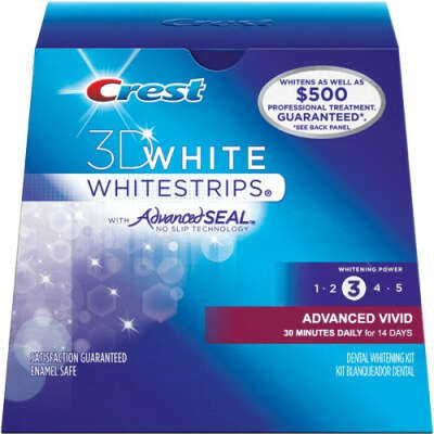 Отбеливающие полоски для зубов Crest Whitestrips 3D White