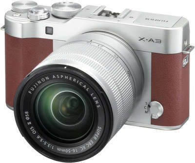 Цифровая фотокамера Fujifilm X-A3 Brown kit (XC16-50 мм f/3.5-5.6 OIS II)