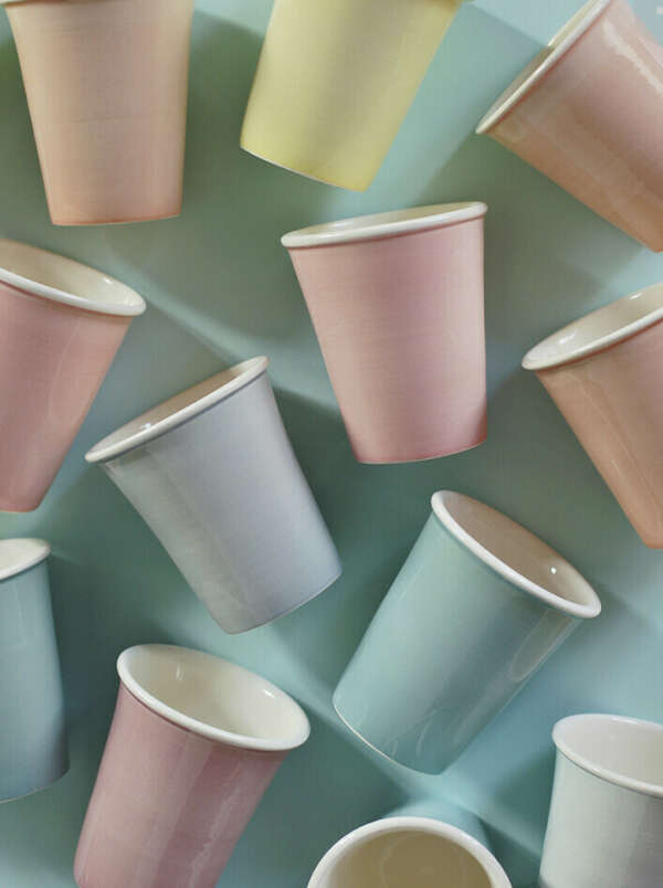 Стакан “Paper Cup Maxi” – Ivory Ceramics Moscow