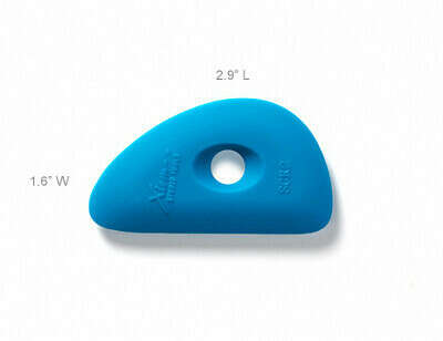 SCR2-B-10202 Цикля силиконовая голубая № 2, XIEM Tools от интернет-магазина Керамистам.ру