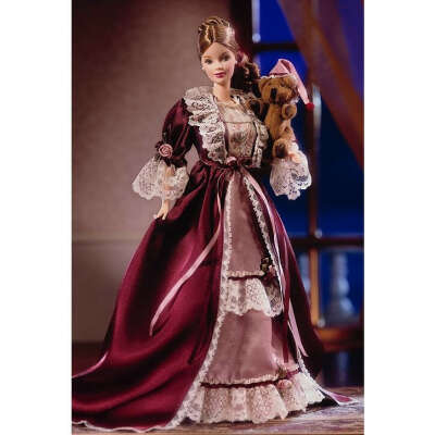 Victorian Barbie Doll with Cedric Bear