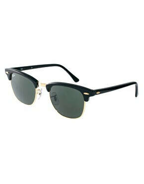 Ray-Ban Crystal Green and Black Clubmaster Sunglasses