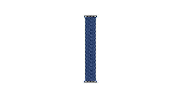 40mm Atlantic Blue Braided Solo Loop - Size 5