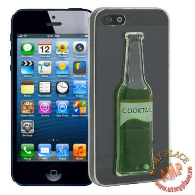 Чехол для iPhone 5/5s Bottle - зеленый