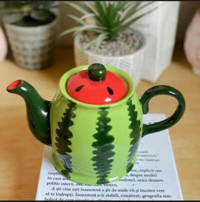 Чайник керамика в виде арбуза