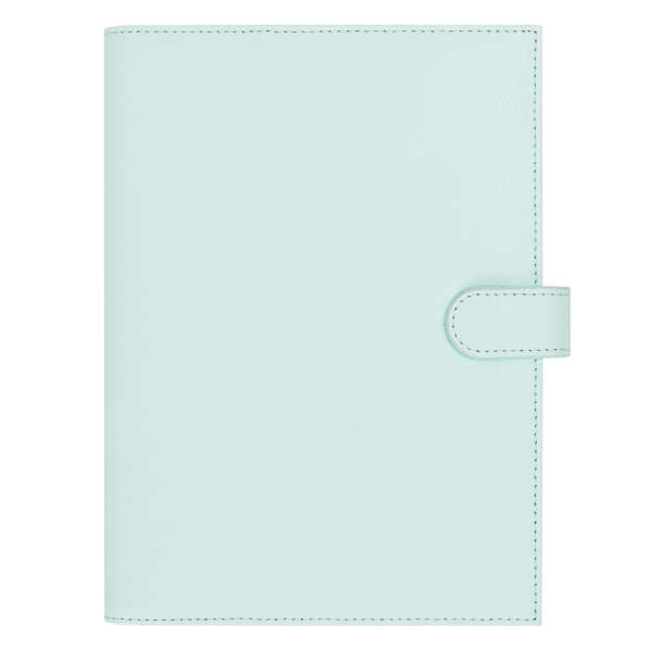 A5 LEATHER NOTEBOOK HOLDER: MINT