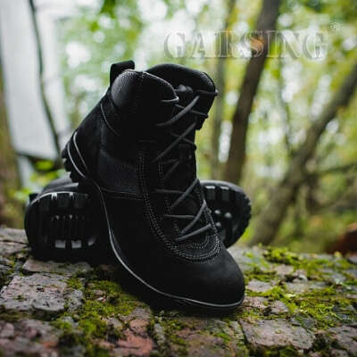 Garsing Ботинки мужские 626 C «ARAVI BLACK SUEDE»