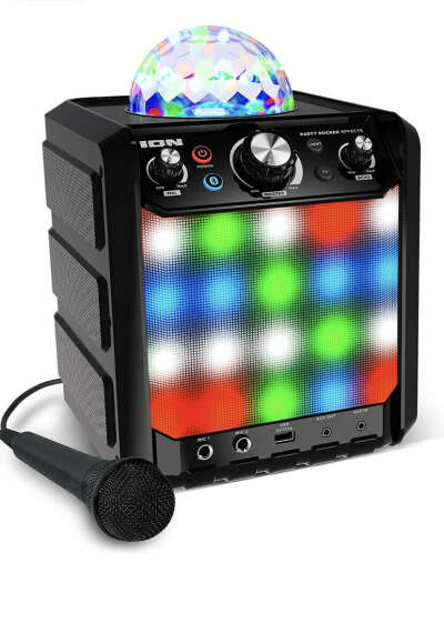 ION Audio Party Rocker Effects – Portable Bluetooth Speaker / Karaoke Machine with Karaoke Microphone, Battery Powered Operation and 40W Power : Amazon.ca: Musical Instruments, Stage & Studio