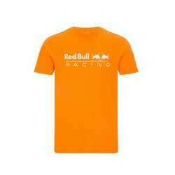 Мужская Футболка апельсин Logo Red Bull Racing 2021