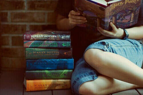 все семь книг о Гарри Поттере:З