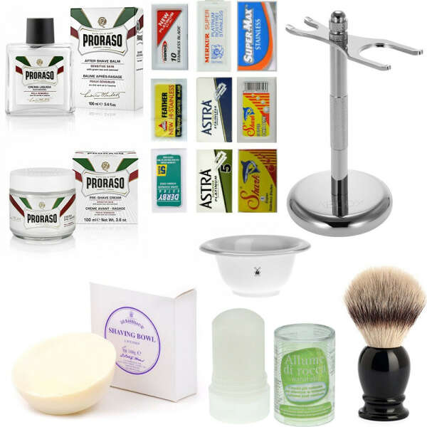 Some accessories for shaving