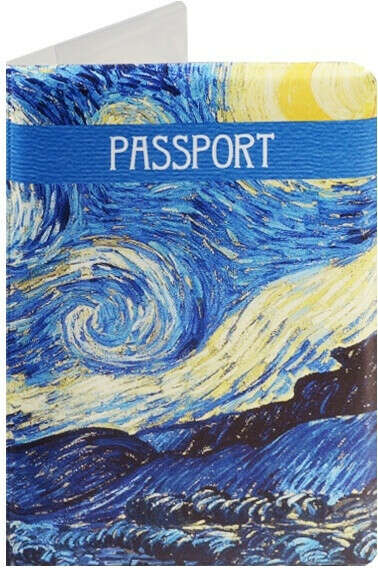 Обложка для паспорта "Винсент Ван Гог. Звездная ночь"