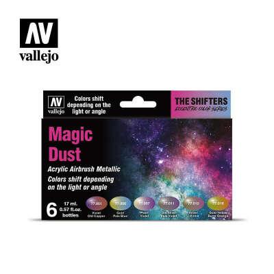 77090 Набор красок Vallejo Magic Dust (хроматические оттенки, 6 цветов)