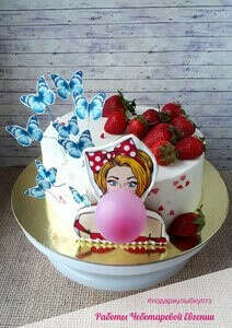 вкусный тортик от Евгении ко Дню рождения