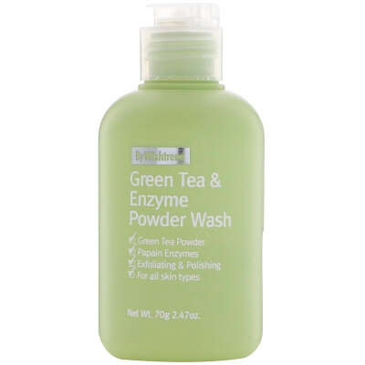 Green tea and enzyme powder wash