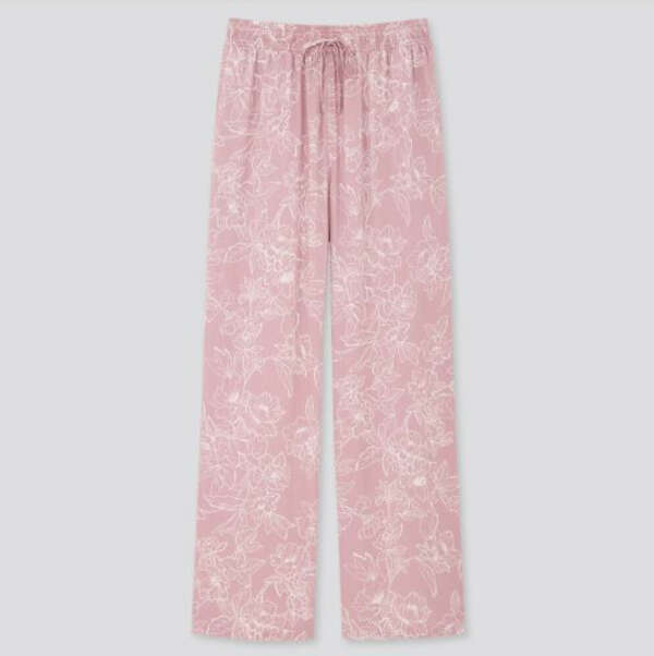 Домашние брюки Uniqlo (розовый, XS)