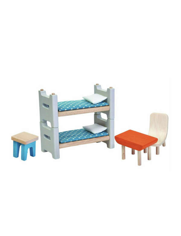 Игровой набор Plan Toys Мебель для спальни кукольного дома (8854740073501)