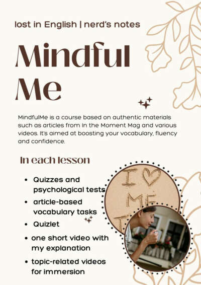 Курс Mindful.Me от lost in English (tg)