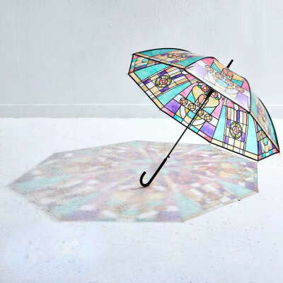 Зонт с витражным рисунком