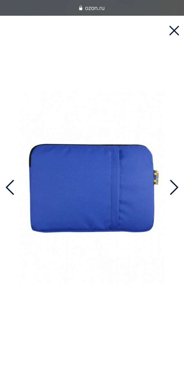 VIVACASE Чехол для MacBook 12-13.3", оксфорд, синий (VCN-COV13-blue)