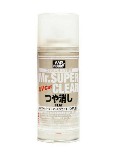 Лак Mr. Super Clear UV Cut Flat матовый с UV-фильтром, 170 мл., Mr. Super Clear