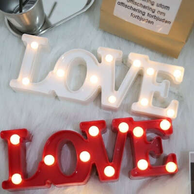 Lovely LOVE Letter Led Night Light - brixini.com