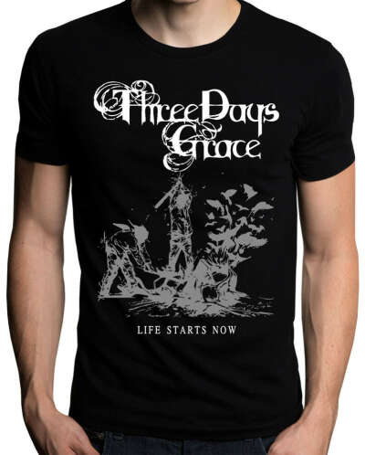 Three Days Grace Life Starts Now Mens Womens T-Shirt S M L XL XXL