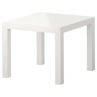 ЛАКК Журнальний столик - глянцевий білий - IKEA