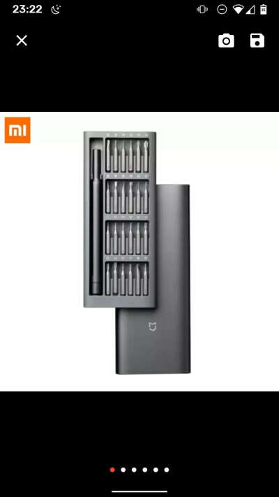 Набор отверток Xiaomi Mijia Wiha, комплект прецизионных отверток 24 в 1 с магнитными насадками и алюминиевой коробкой