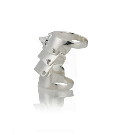 Armour Ring Silver