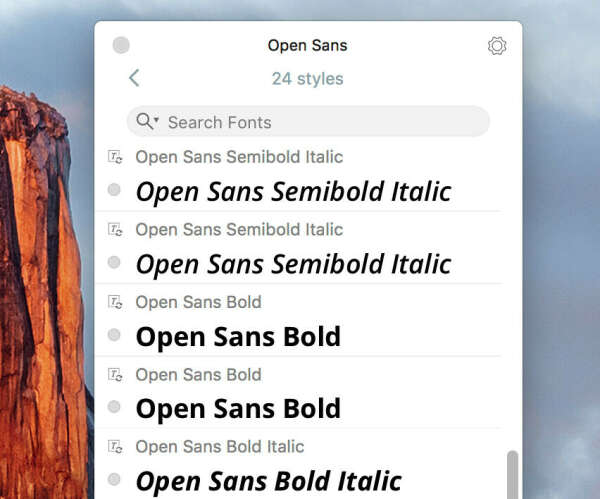 RightFont for Mac