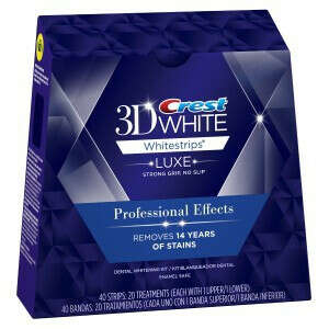 Crest 3D White Whitestrips Professional Effects