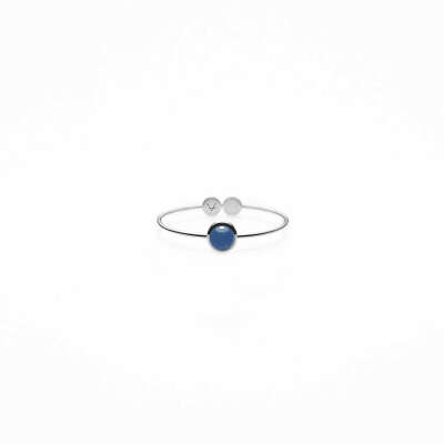 Кольцо Anima: Синий корунд