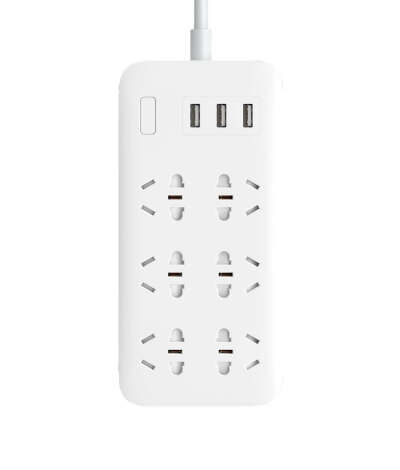 Xiaomi Mi Power Strip 6 Socket + 3 USB (White)