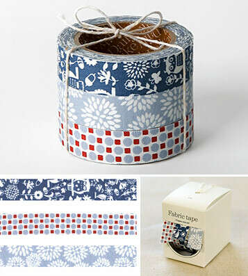 Набор декоративных скотчей &#039;Fabric Sticker&#039; - Owl
