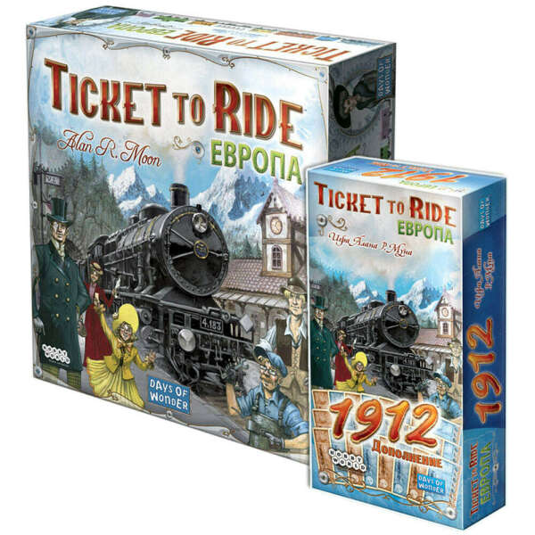 Ticket to Ride: Европа + дополнение Европа: 1912 | Купить настольную игру в магазинах Hobby Games