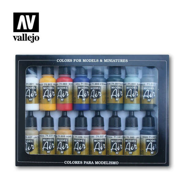 Набор красок Vallejo - Basic Colors 71178 (16 красок по 17 мл)