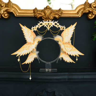 Ушки "Солнечный архангел" от MORUHIKO (ссылка в описании)